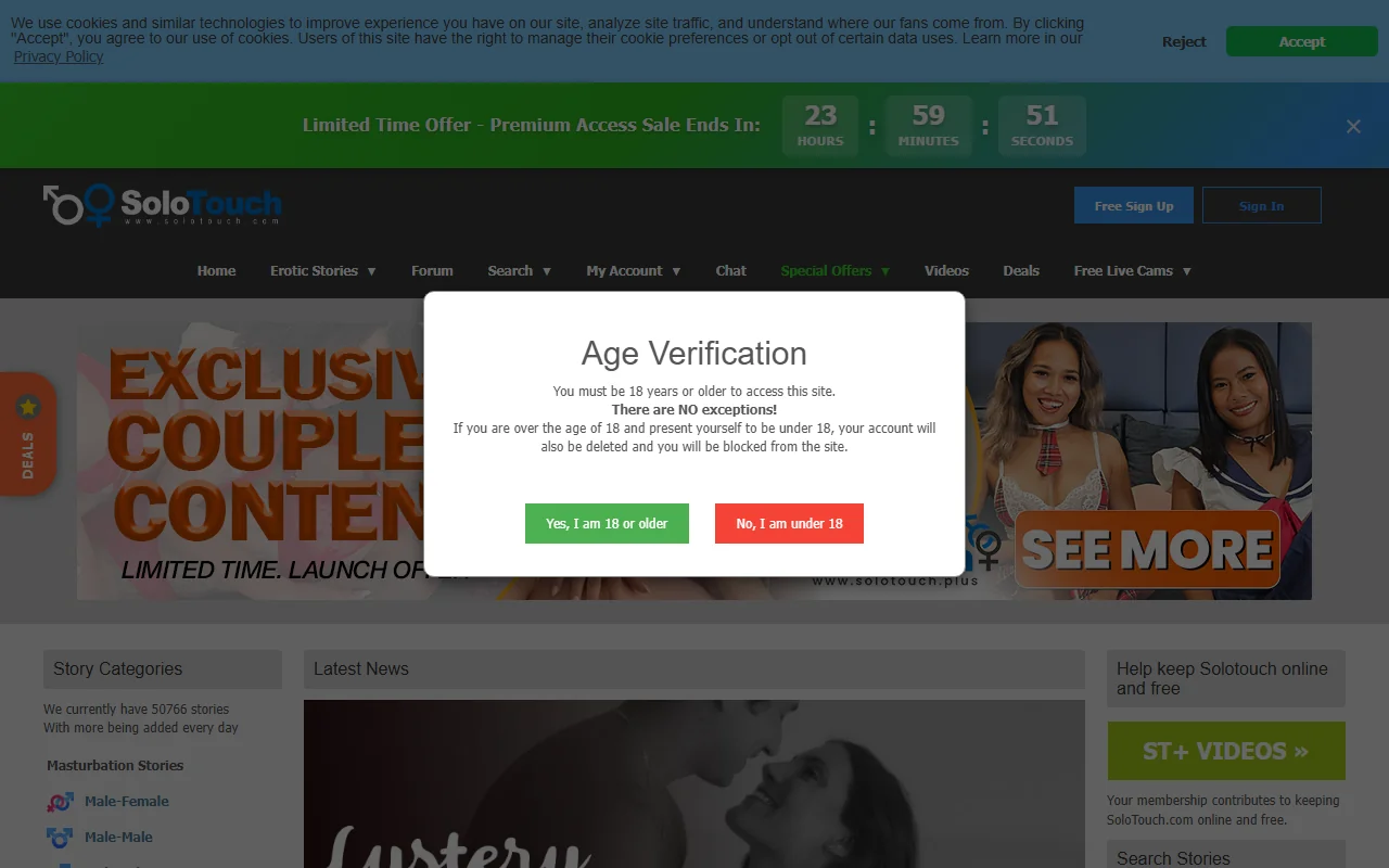 Screenshot: Solotouch Screenshot of Solotouch